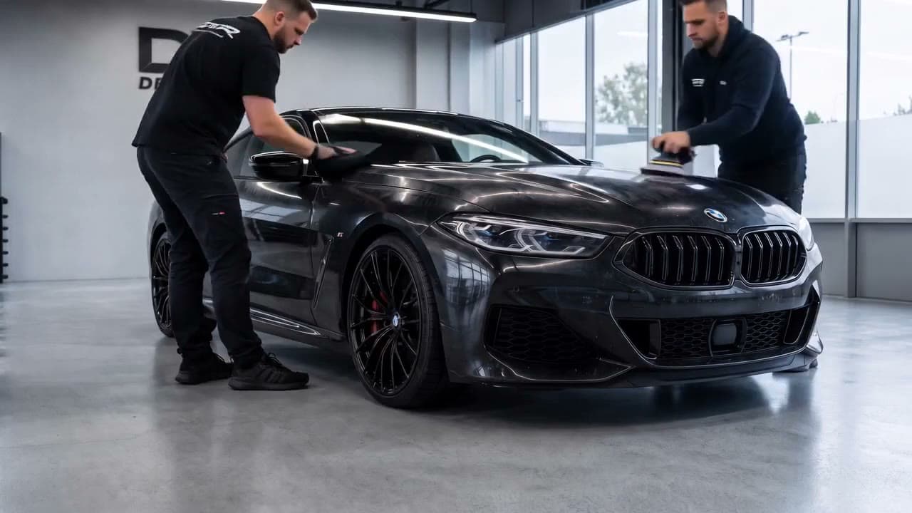 Strojní leštění laku a karoserie auta v Dr Detailing Praha 9